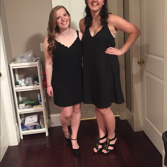 Black Slip Dress - Picture 4 of 4